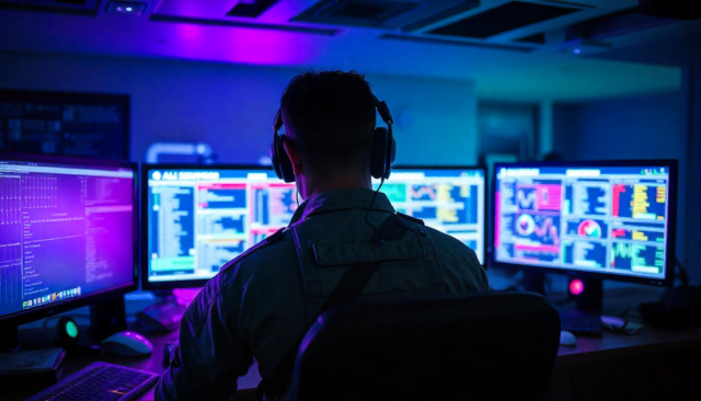 Purple Team AI vs. Quantum Adversaries: Continuous Red-Blue Simulation Training